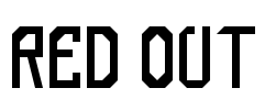 red out Font Image