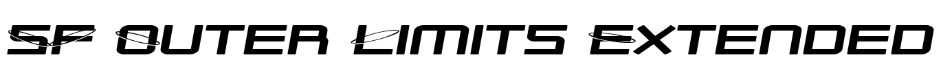 SF Outer Limits Extended Font Image