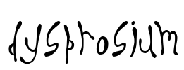 Dysprosium