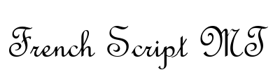French Script MT