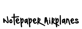 Notepaper∂Airplanes