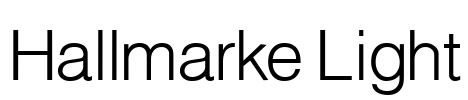 Hallmarke Light Font Image