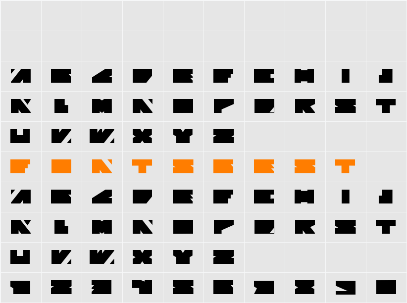Vision Division Character Map
