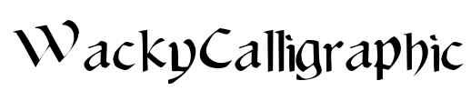 WackyCalligraphic