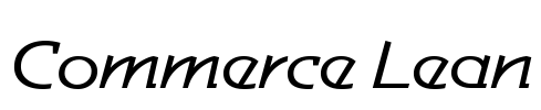 Commerce Lean Font Image