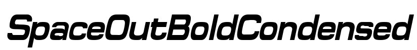 SpaceOutBoldCondensed