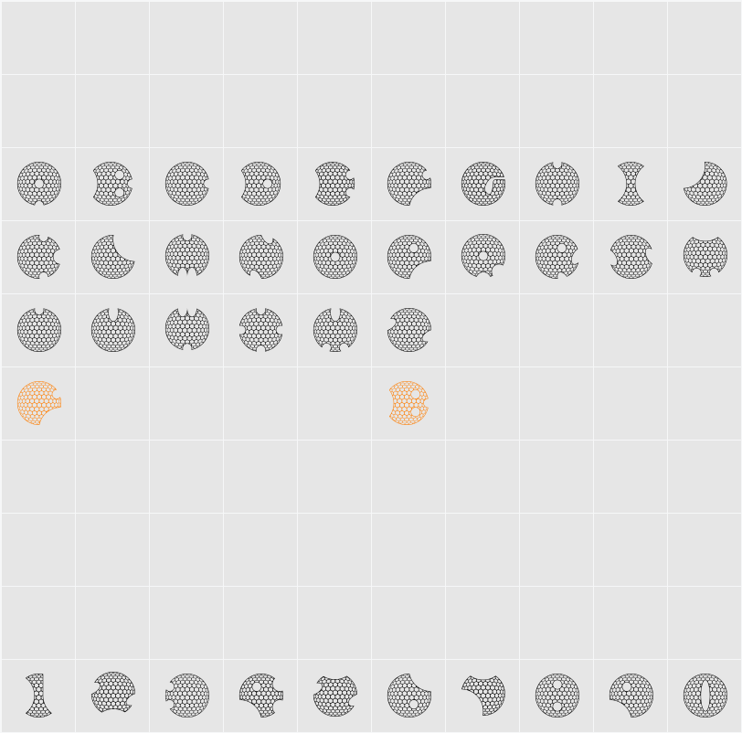 GOLFABET Character Map