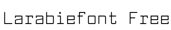 Larabiefont Free Font Image