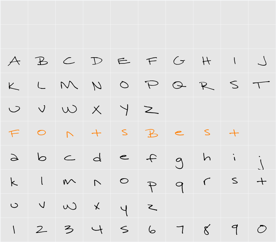 Surrendered Heart Character Map