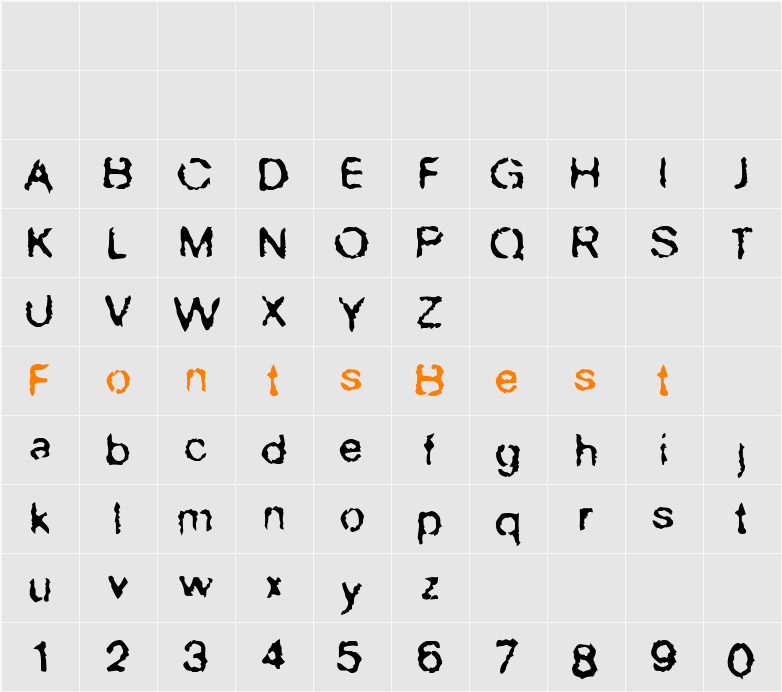 NervousNellie Character Map