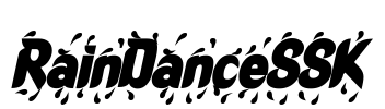RainDanceSSK Font Image