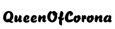 QueenOfCorona Font Image