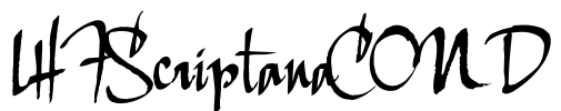 LHFScriptanaCOND Font Image
