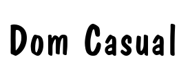 Dom Casual Font Image