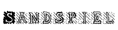 Sandspiel Font Image