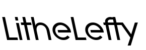 LitheLefty Font Image