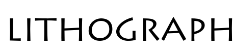 Lithograph Font Image