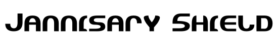 Jannisary Shield Font Image