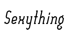 Sexything Font Image