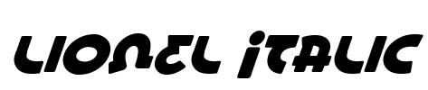 Lionel Italic Font Image