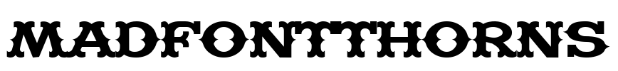 MadfontThorns Font Image