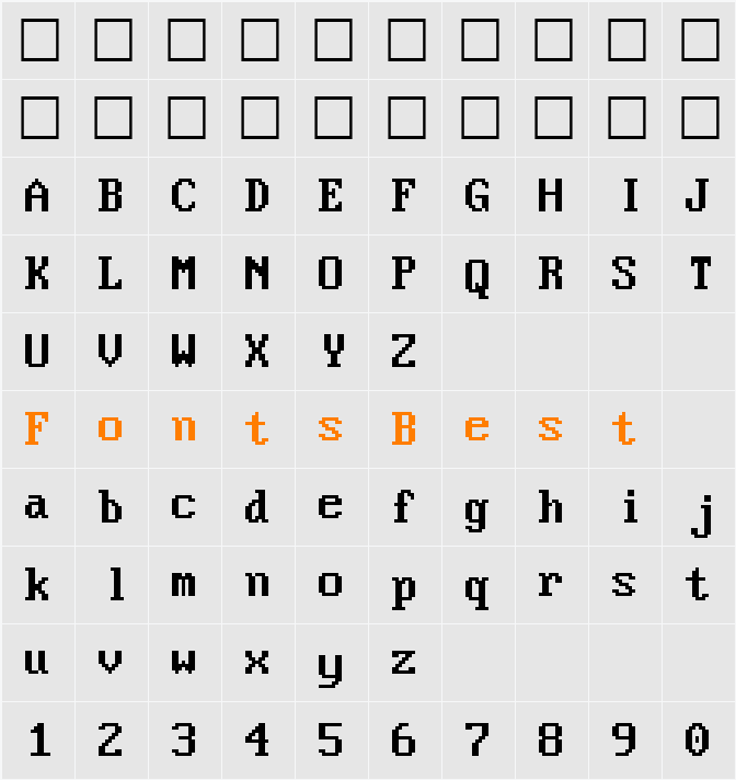 Video Character Map