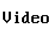 Video Font Image