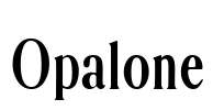Opalone Font Image
