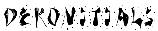 DeKonitials Font Image