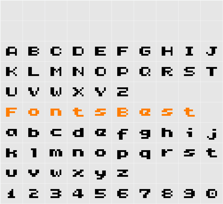 ROTORboy Character Map