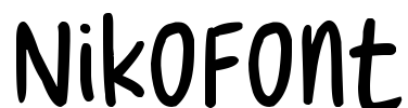 NikoFont Font Image