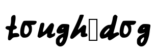 tough_dog Font Image