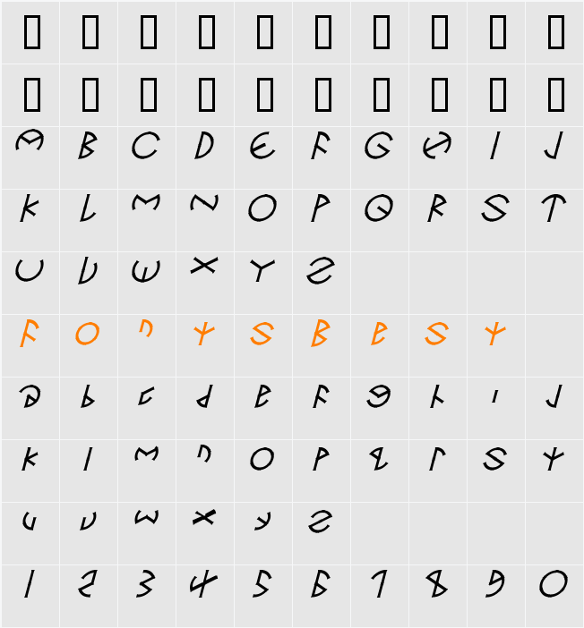 JI-Plural Character Map