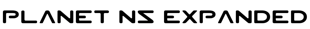 Planet NS Expanded Font Image