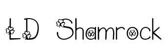 LD Shamrock Font Image
