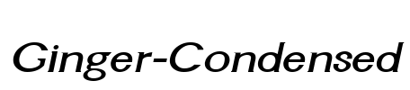 Ginger-Condensed