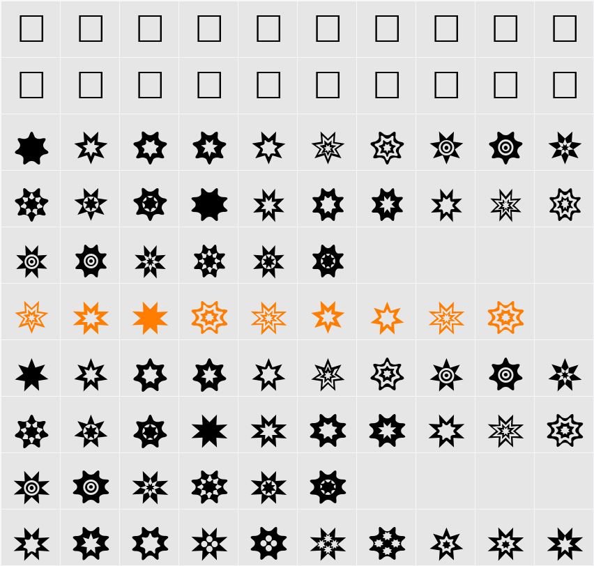Star Things 2 Character Map