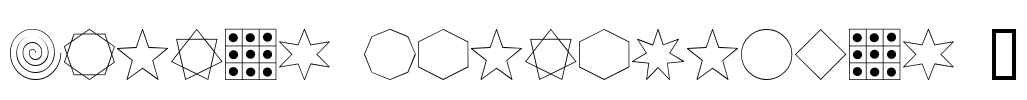 Formas germetricas 1 Font Image