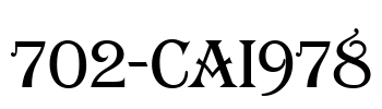 702-CAI978