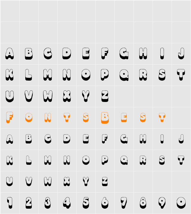 Boggie Character Map
