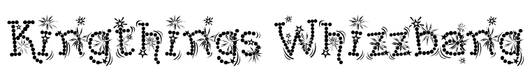 Kingthings Whizzbang Font Image