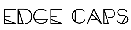 Edge Caps Font Image