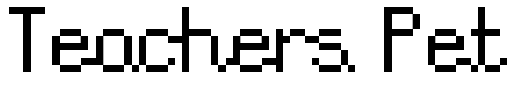 Teachers Pet Font Image