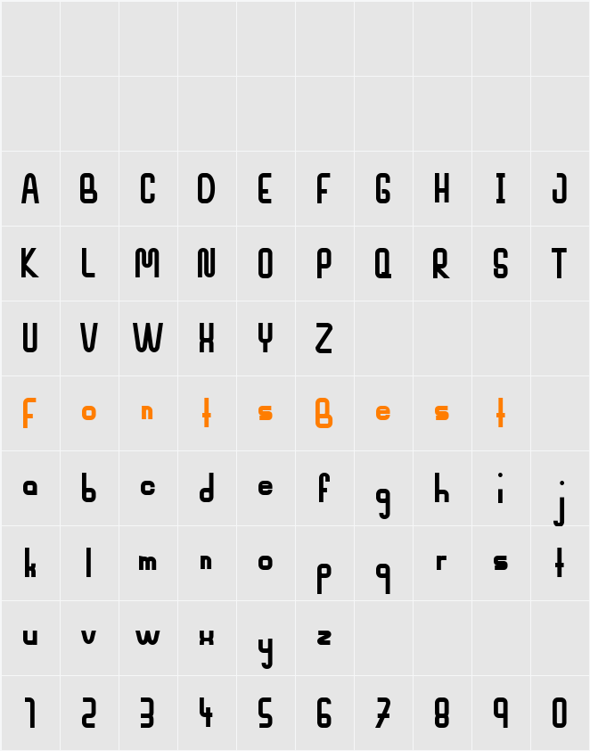 Mahsuri Bold Character Map