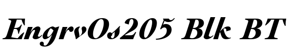 EngrvOs205 Blk BT