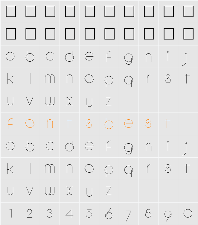 Debevic Circular Character Map