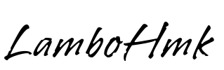 LamboHmk Font Image