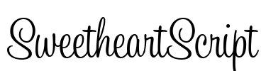 SweetheartScript Font Image