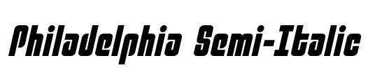 Philadelphia Semi-Italic