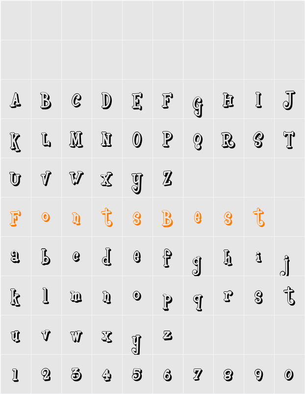 Boyz R Gross Shadow NF Character Map